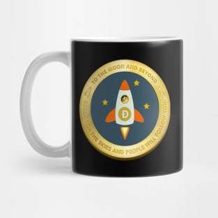 Dogecoin to the Moon Mug